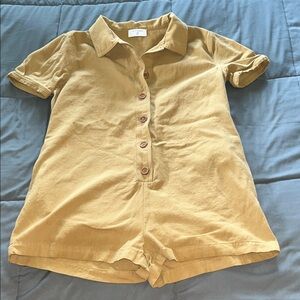 Stylish khaki romper